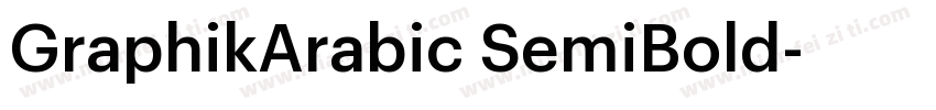 GraphikArabic SemiBold字体转换